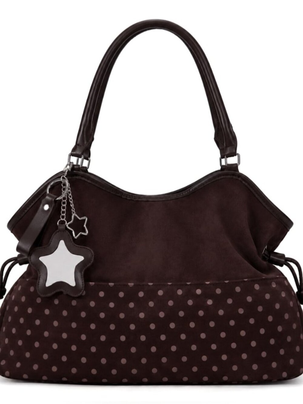 Polka Dot Tote Bag, Y2k Purse Large Slouchy Tote Bag Dimsum Bag